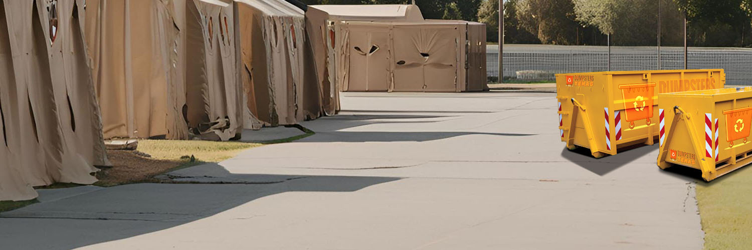 Construction roll-off dumpster rentals